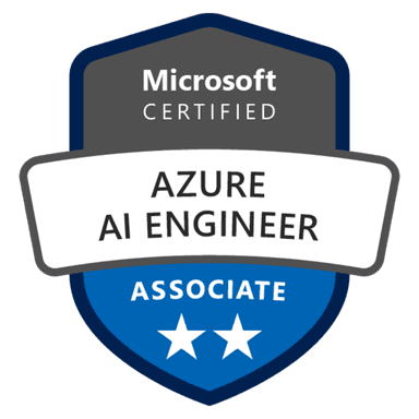 Microsoft Certified: Azure AI Engineer Associate